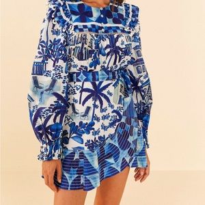 Brand new with tags Farm Rio Sweet Rio wrap mini skirt, L